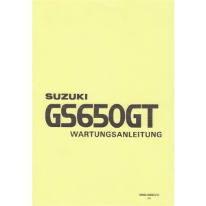 Suzuki GS650GT Reparaturanleitung