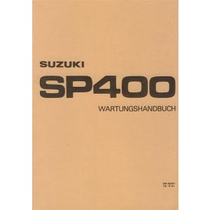 Suzuki DR400S GN400 SP400 Wartungshandbuch