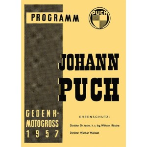 Johann Puch Gedenk-Motocross 1957 Programm