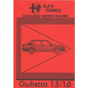 Alfa Romeo Giulietta 1,3 und 1,6 Ersatzteilkatalog