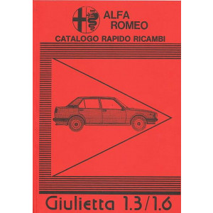 Alfa Romeo Giulietta 1,3 und 1,6 Ersatzteilkatalog