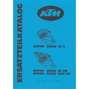 KTM Motorfahrzeugbau Motor Sachs 50 S, 50 SW, 50/6 SW, Ersatzteilkatalog