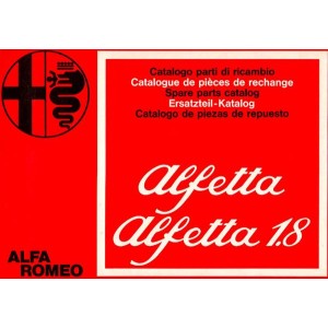 Alfa Romeo Alfetta und Alfetta 1,8, Ersatzteil-Katalog
