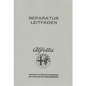 Alfa Romeo Alfetta, Reparaturanleitung Fahrwerk