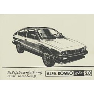 Alfa Romeo GTV 2,0 Betriebsanleitung