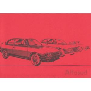 Alfa Romeo, Alfasud, Betriebsanleitung