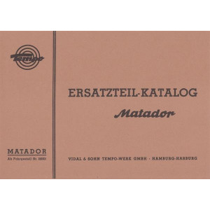 Tempo Matador, Ersatzteil-Katalog