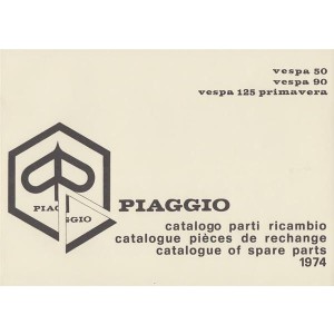 Vespa 50, 50S, 90, 125 Primavera, Catalogue of spare parts
