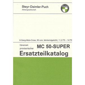 Puch MC 50 Super 6-Gang Moto-Cross Ersatzteilkatalog