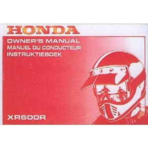 Honda XR600R Owner's Manual