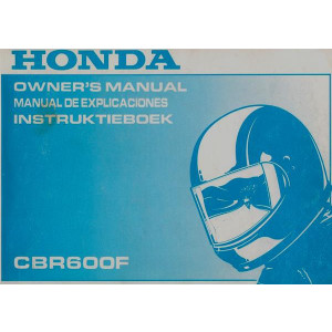 Honda CBR600F Owner's Manual