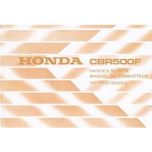 Honda CBR500F Fahrerhandbuch