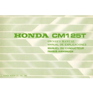 Honda CM125T Fahrerhandbuch