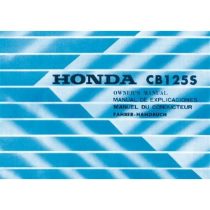Honda CB125S Fahrerhandbuch