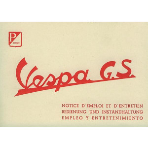 Vespa GS (VS 2 - 5 T) Betriebsanleitung, Fonctionnement