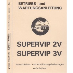 Garelli Supervip 2V, 3V Betriebsanleitung