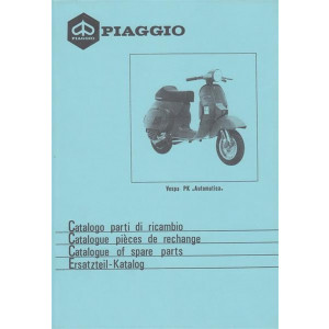 Vespa PK Automatica, PK 50 S, PK 125 S, PK 80 S, Ersatzteil-Katalog