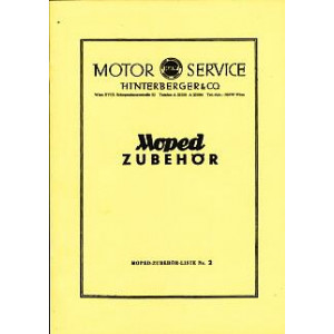 HMW Moped-Zubehör-Liste Nr.2