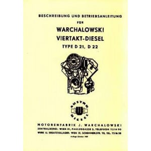 Warchalowski D21, D22 Betriebsanleitung und Ersatzteilkatalog