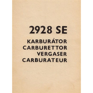 CZ Vergaser 2928 SE, Ersatzteilkatalog