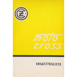 CZ Moto Cross 125/250/400 ccm, Ersatzteilliste