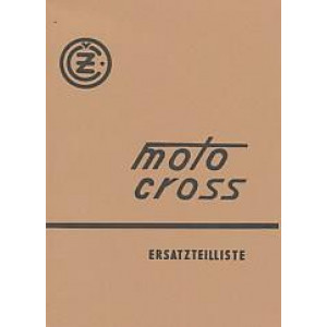 CZ Moto Cross 125, 250, 400 ccm, Typen 984.5, 980.7, 981.4, Ersatzteilkatalog