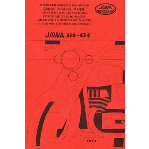 Jawa Motorrad 350 ccm, Typ 634, Ersatzteilkatalog