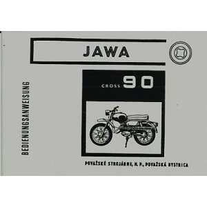 Jawa 90 Cross, Betriebsanleitung