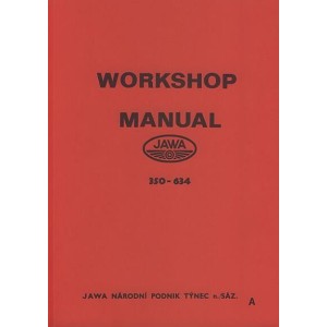 Jawa 350, 2 Zylinder, für Typ 634, Repair Manual