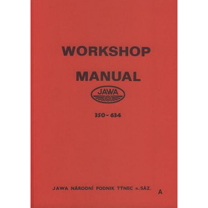 Jawa 350, 2 Zylinder, für Typ 634, Repair Manual