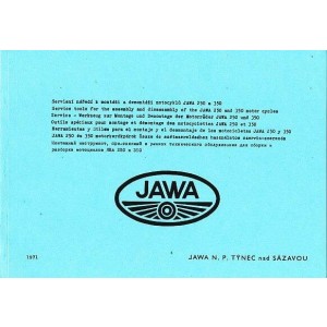 Jawa 250 und 350, Spezialwerkzeugkatalog