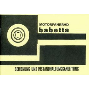 Jawa Babetta 207/100 Betriebsanleitung