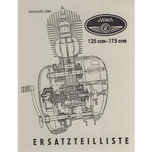 Jawa 125 u. 175 ccm, Ersatzteilkatalog