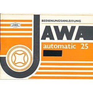 Jawa Motorrad Automatic 25, Betriebsanleitung