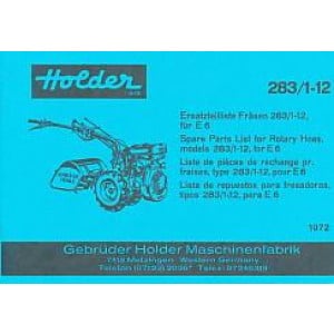 Holder Fräse 283/1-12, für E 6, Ersatzteilkatalog