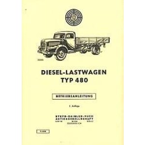 Steyr Diesel-LKW, Typen 480 und 480 f, Betriebsanleitung