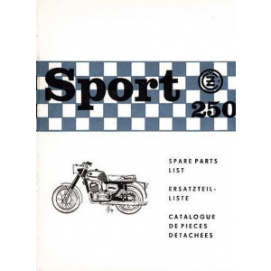 CZ Sport 250, Typ 471/00 Sport, originaler Ersatzteilkatalog