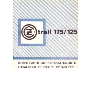 CZ Trial 125/175, Typ 481/00, 482/00, Trial-Cocy 482/01, Ersatzteilkatalog