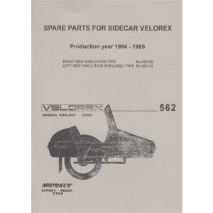 Velorex 562/09, 562/10, Spare parts