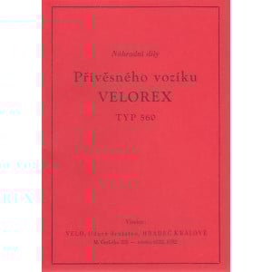 Velorex Typ 560, Ersatzteilkatalog
