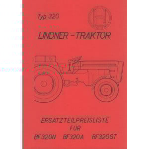 Lindner BF 320 N, BF 320 A, BF 320 GT, Ersatzteilkatalog