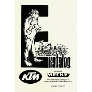 KTM Motorfahrzeugbau Mopedroller Mecky, Ersatzteilkatalog