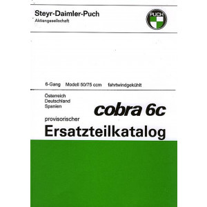 Puch Cobra 6c, Ersatzteilkatalog