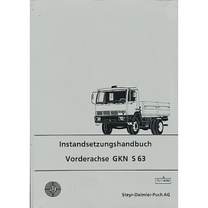 Steyr GKN S 63, Vorderachse, Reparaturanleitung