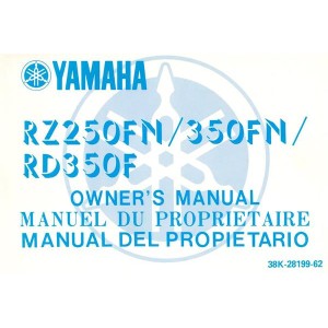 Yamaha RZ 250 FN, 350 FN, RD 350 F, Owner's Manual