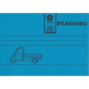 Piaggio Vespacar TM P 703 V (Dreiradfahrzeug), Betriebsanleitung