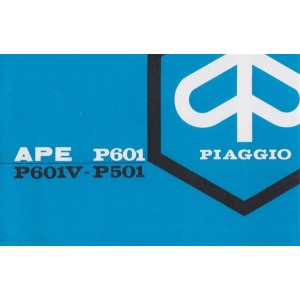 Piaggio Ape Betriebsanleitung