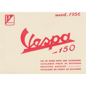 Piaggio Vespa 150, Ersatzteil-Katalog