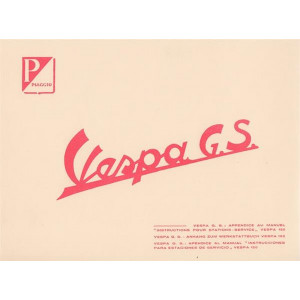Piaggio Vespa 150 GS - Anhang zum Werkstatthandbuch
