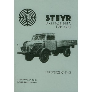 Steyr Dreitonner LKW, Typ 370, V 8, Ersatzteilkatalog